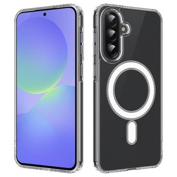 Samsung Galaxy A17 MagSafe Compatible Hybridní Pouzdro - Průhledný