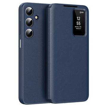 Samsung Galaxy A17 Smart Clear View Flip Case with Card Slot - Sapphire