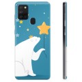 Pouzdro TPU Samsung Galaxie A21s - Lední medvěd