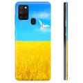 Samsung Galaxy A21s pouzdro TPU Ukrajina - Pole pšenice