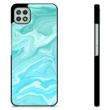 Ochranný kryt Samsung Galaxie A22 5G - Modrý mramor