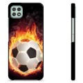 Ochranný kryt Samsung Galaxie A22 5G - Fotbalový plamen