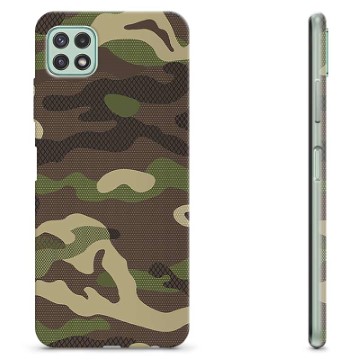 Pouzdro TPU Samsung Galaxie A22 5G - Camo