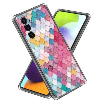 Samsung Galaxy A25 Stylové Pouzdro Ultra-Slim TPU - Duhový Kosočtverec