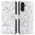 Samsung Galaxy A26 Tech-Protect Wallet Case W. Magnet & Stand - Spring Flowers