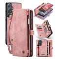 Samsung Galaxy A35 Caseme 008 2-in-1 Multifunctional Wallet Case - Pink