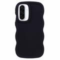 Samsung Galaxy A36/A56 Candy Color Wavy TPU Case - Black