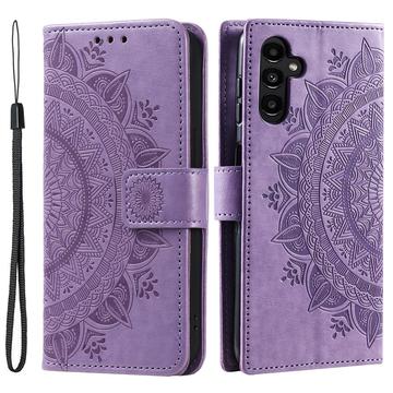 Samsung Galaxy A36 Série Mandala Peněženka - Nachový