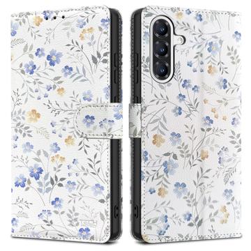 Samsung Galaxy A36 Tech-Protect Wallet Case W. Magnet & Stand - Spring Flowers