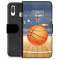 Prémiové peněženkové pouzdro Samsung Galaxie A40 - Basketball