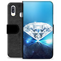 Prémiové peněženkové pouzdro Samsung Galaxie A40 - Diamant