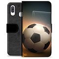 Prémiové peněženkové pouzdro Samsung Galaxie A40 - Fotbal