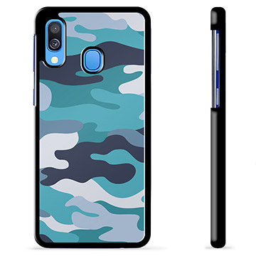 Ochranný kryt Samsung Galaxie A40 - Blue Camouflage