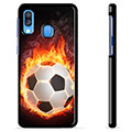 Ochranný kryt Samsung Galaxie A40 - Fotbalový plamen
