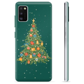Pouzdro TPU Samsung Galaxie A41 - Vánoční strom