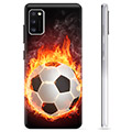 Pouzdro TPU Samsung Galaxie A41 - Fotbalový plamen