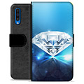 Prémiové peněženkové pouzdro Samsung Galaxie A50 - Diamant