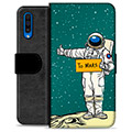 Prémiové peněženkové pouzdro Samsung Galaxie A50 - Na mars