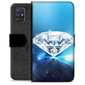 Prémiové peněženkové pouzdro Samsung Galaxie A51 - Diamant