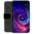 Prémiové peněženkové pouzdro Samsung Galaxie A51 - Galaxie