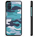 Ochranný kryt Samsung Galaxie A51 - Blue Camouflage