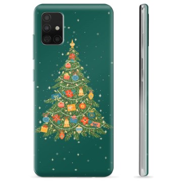 Pouzdro TPU Samsung Galaxie A51 - Vánoční strom