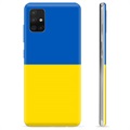 Samsung Galaxy A51 TPU pouzdro Ukrajinská vlajka - Žlutá a světle modrá