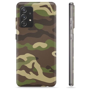 Pouzdro TPU Samsung Galaxie A52 5G, Galaxie A52s - Camo