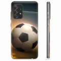 Pouzdro TPU Samsung Galaxie A52 5G, Galaxie A52s - Fotbal