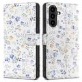 Samsung Galaxy A56 Tech-Protect Wallet Case W. Magnet & Stand - Spring Flowers
