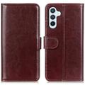 Samsung Galaxy A56 Wallet Case Magnetic Closure - Brown