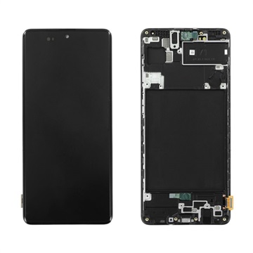 Samsung Galaxy A71 Front Cover & LCD Display GH82-22152A - Černá