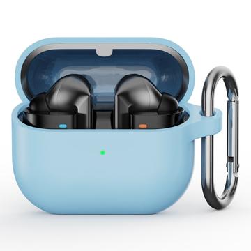 Samsung Galaxy Buds3 Pro Silicone Case with Carabiner - Sky Blue