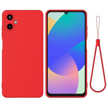 Samsung Galaxy M06/F06 5G Liquid Silicone Case with Hand Strap