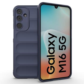 Rugged Samsung Galaxy M16/F16 TPU Pouzdro - Tmavě modrá