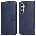 Samsung Galaxy M35 Wallet Case with Magnetic Closure - Blue