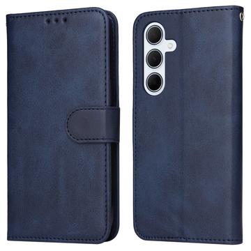Samsung Galaxy M35 Wallet Case with Magnetic Closure - Blue