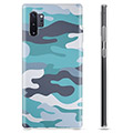 Pouzdro TPU Samsung Galaxie Note10+ - Blue Camouflage