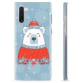 Pouzdro TPU Samsung Galaxie Note10 - Vánoční medvěd