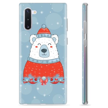 Pouzdro TPU Samsung Galaxie Note10 - Vánoční medvěd