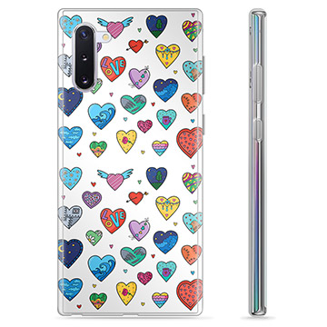 Pouzdro TPU Samsung Galaxie Note10 - Hearts