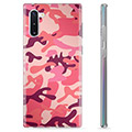 Pouzdro TPU Samsung Galaxie Note10 - Růžová kamufláž