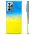 Samsung Galaxy Note20 Ultra TPU pouzdro Ukrajinská vlajka - Dvoubarevná