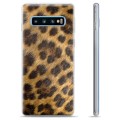 Pouzdro TPU Samsung Galaxie S10+ - Leopard