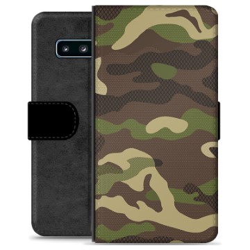 Prémiové peněženkové pouzdro Samsung Galaxie S10 - Camo