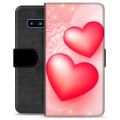 Prémiové peněženkové pouzdro Samsung Galaxie S10+ - Milovat