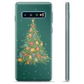 Pouzdro TPU Samsung Galaxie S10+ - Vánoční strom