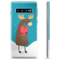 Pouzdro TPU Samsung Galaxie S10+ - Roztomilý moose