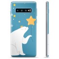Pouzdro TPU Samsung Galaxie S10+ - Lední medvěd