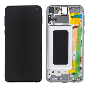 Samsung Galaxy S10E Front Cover & LCD Display GH82-18852B - bílá